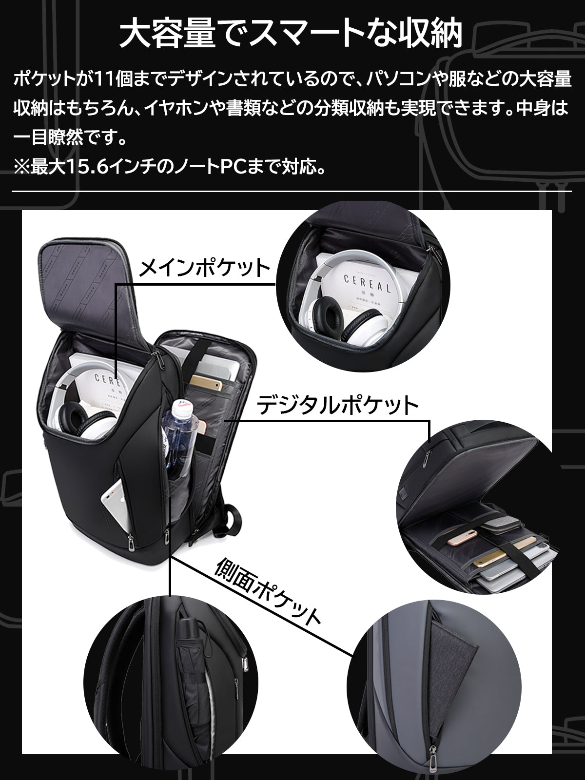 スマートリュック「B&G」