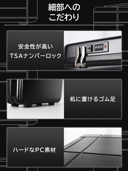 分離式ミニスーツケース「RESIA」