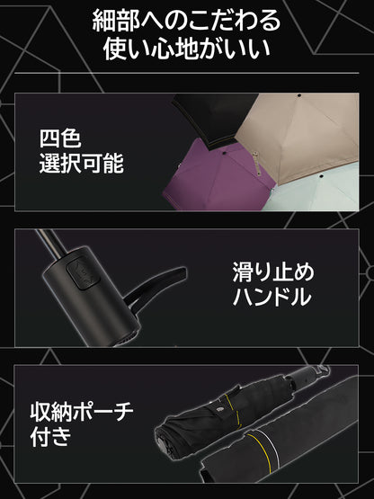 晴雨兼用折りたたみ傘「Prelu」
