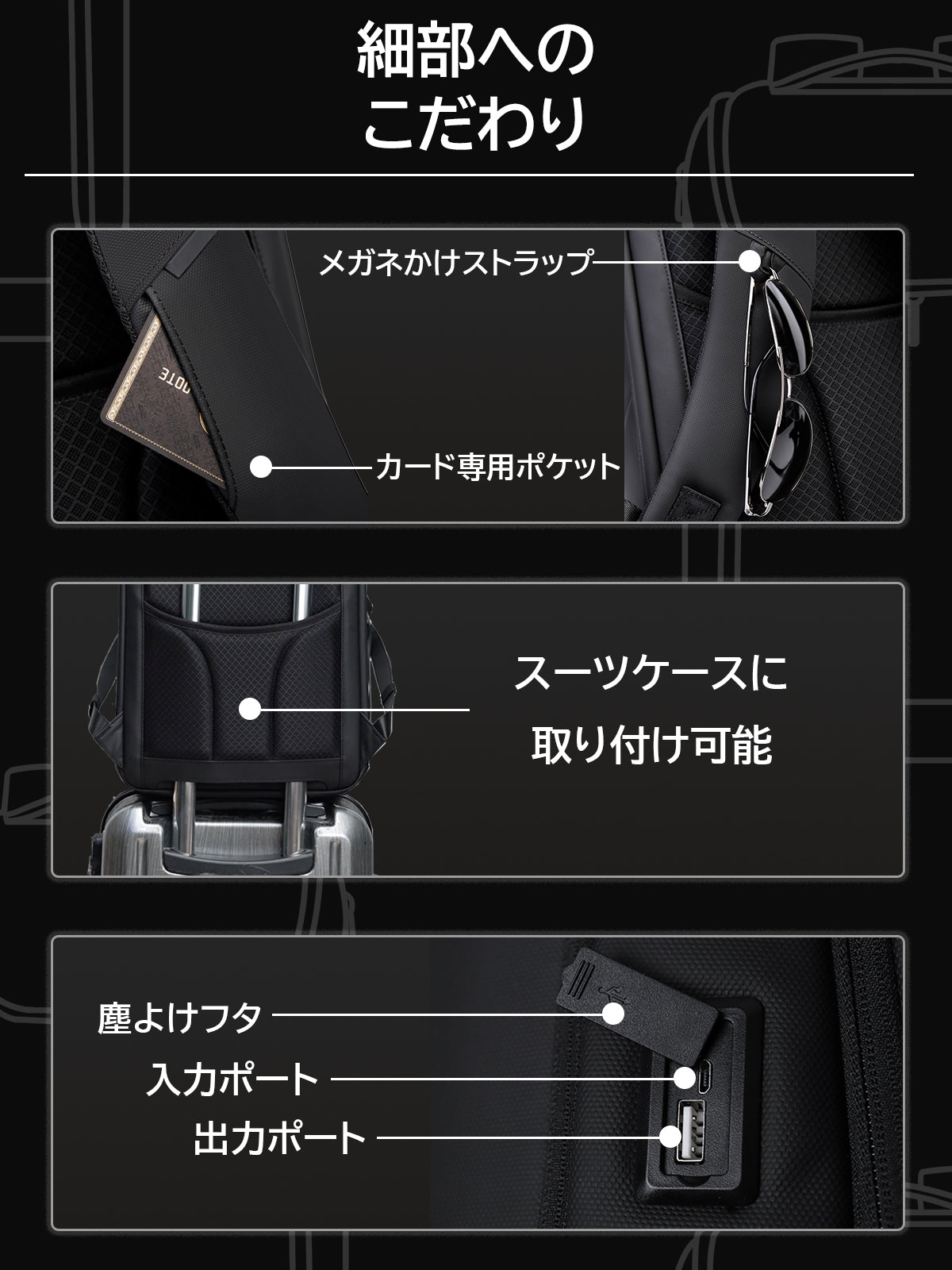 スマートリュック「B&G」