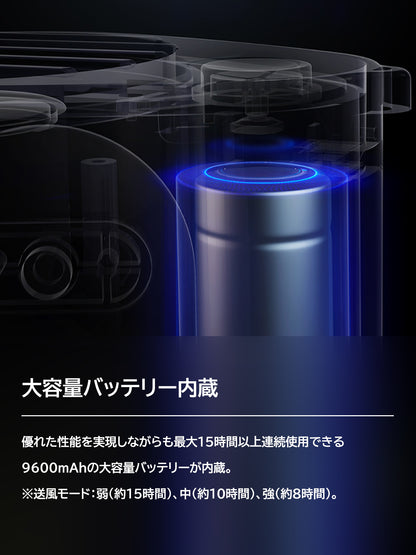 多機能ポータブル扇風機「WalkFan」